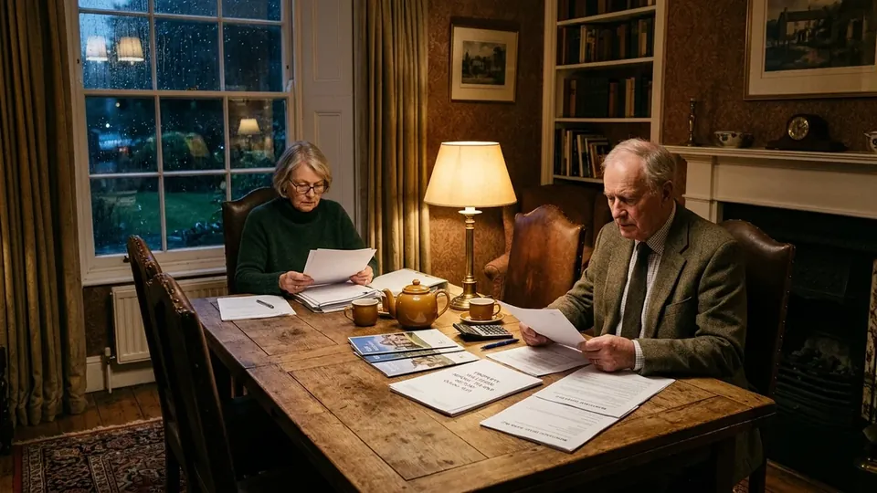 Mortgage statement and bank records reviewed during divorce mediation